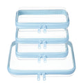 WELPIRT Clear Hard Shell Travel Organizer Pouch