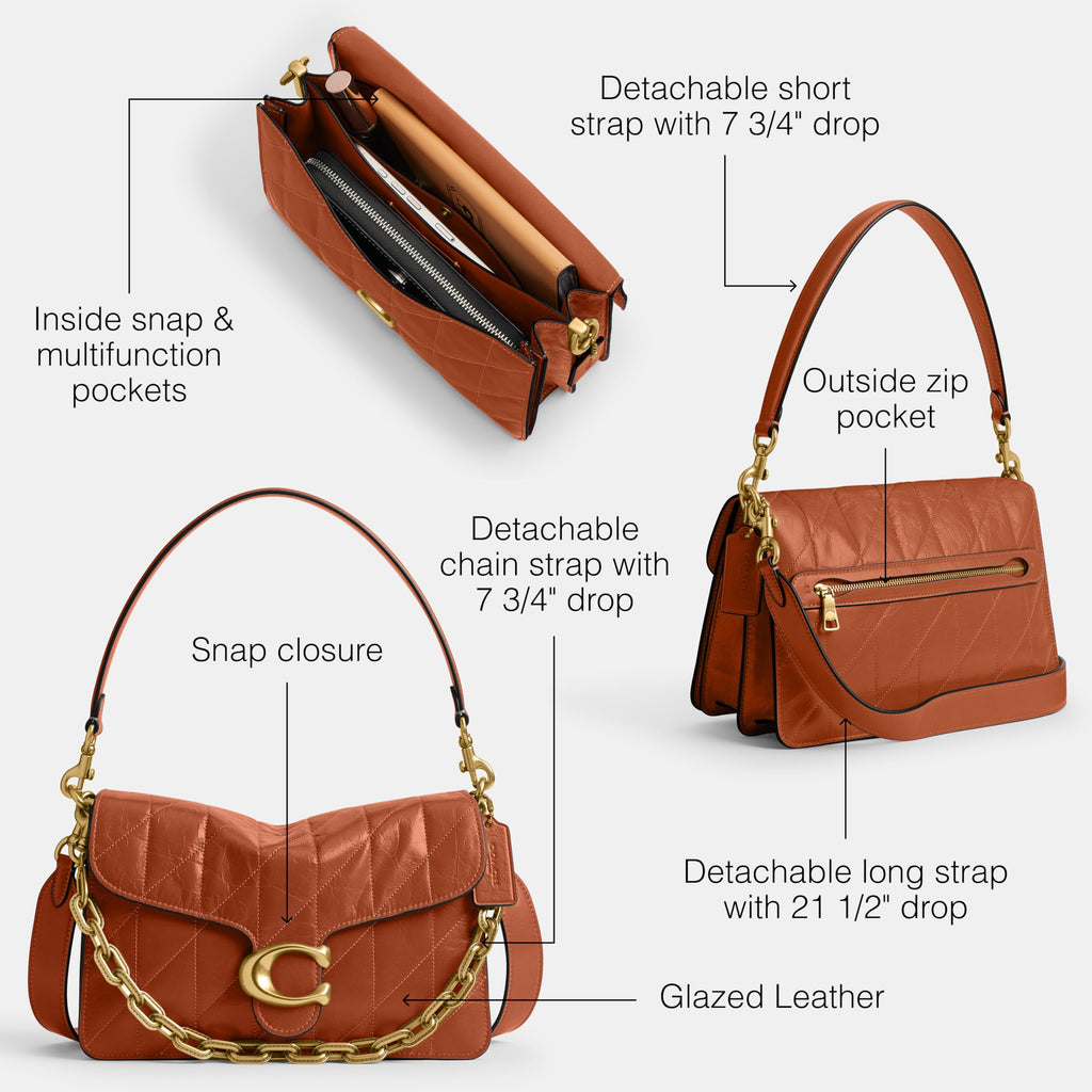 COACH Chain Tabby Shoulder Bag