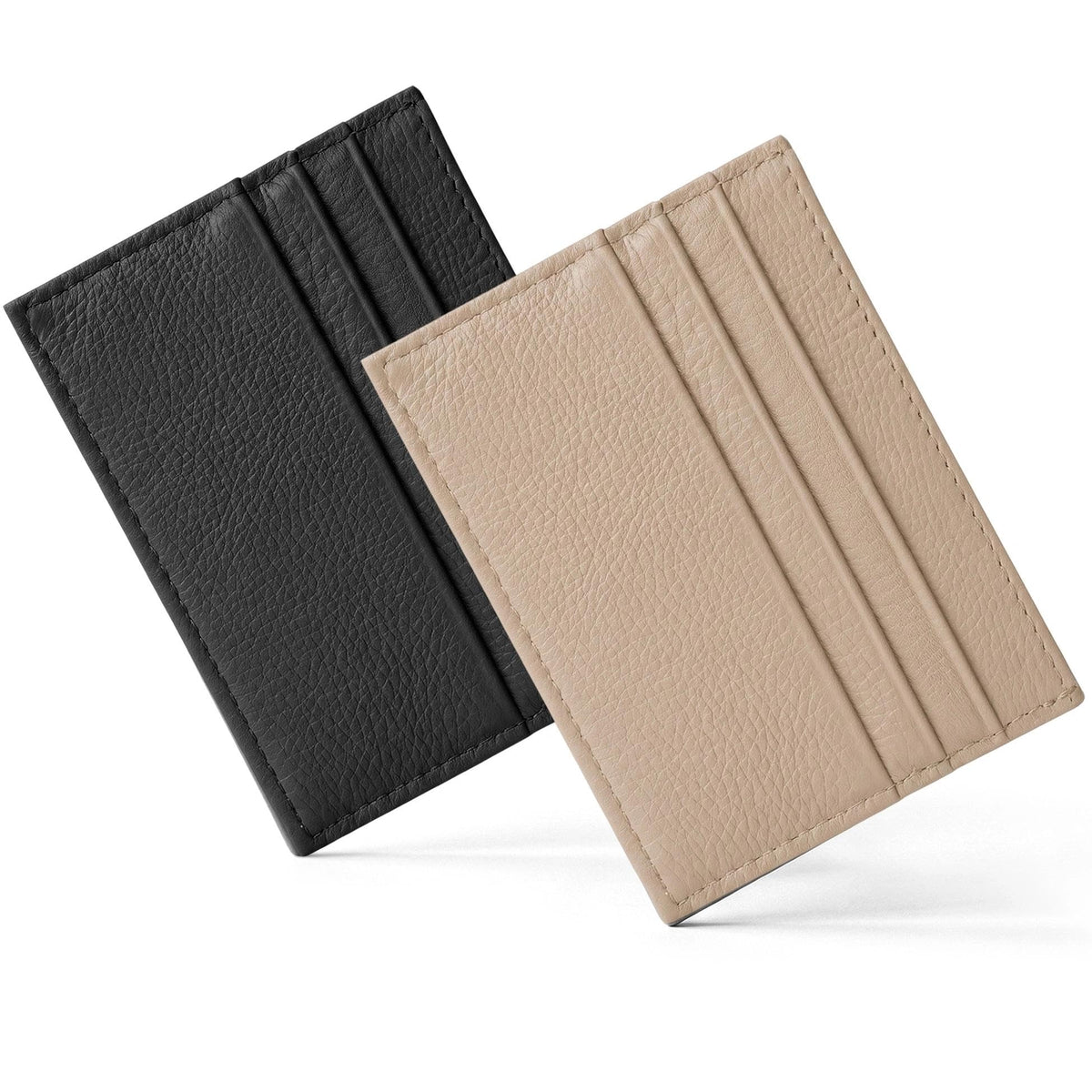 M-Plateau Genuine Leather Slim Card Wallet with 6 Slots