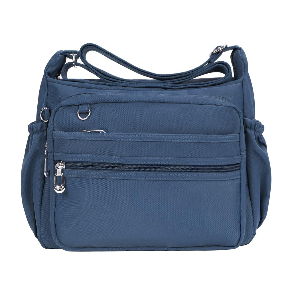 Crossbody Bag for Women Waterproof Shoulder Bag Multi Pockets Nylon Purse