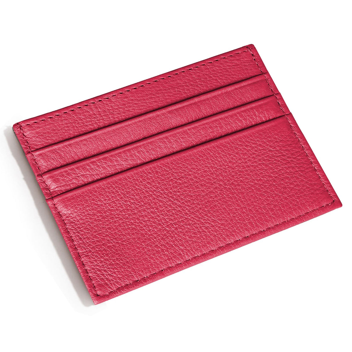 M-Plateau Genuine Leather Slim Card Wallet with 6 Slots