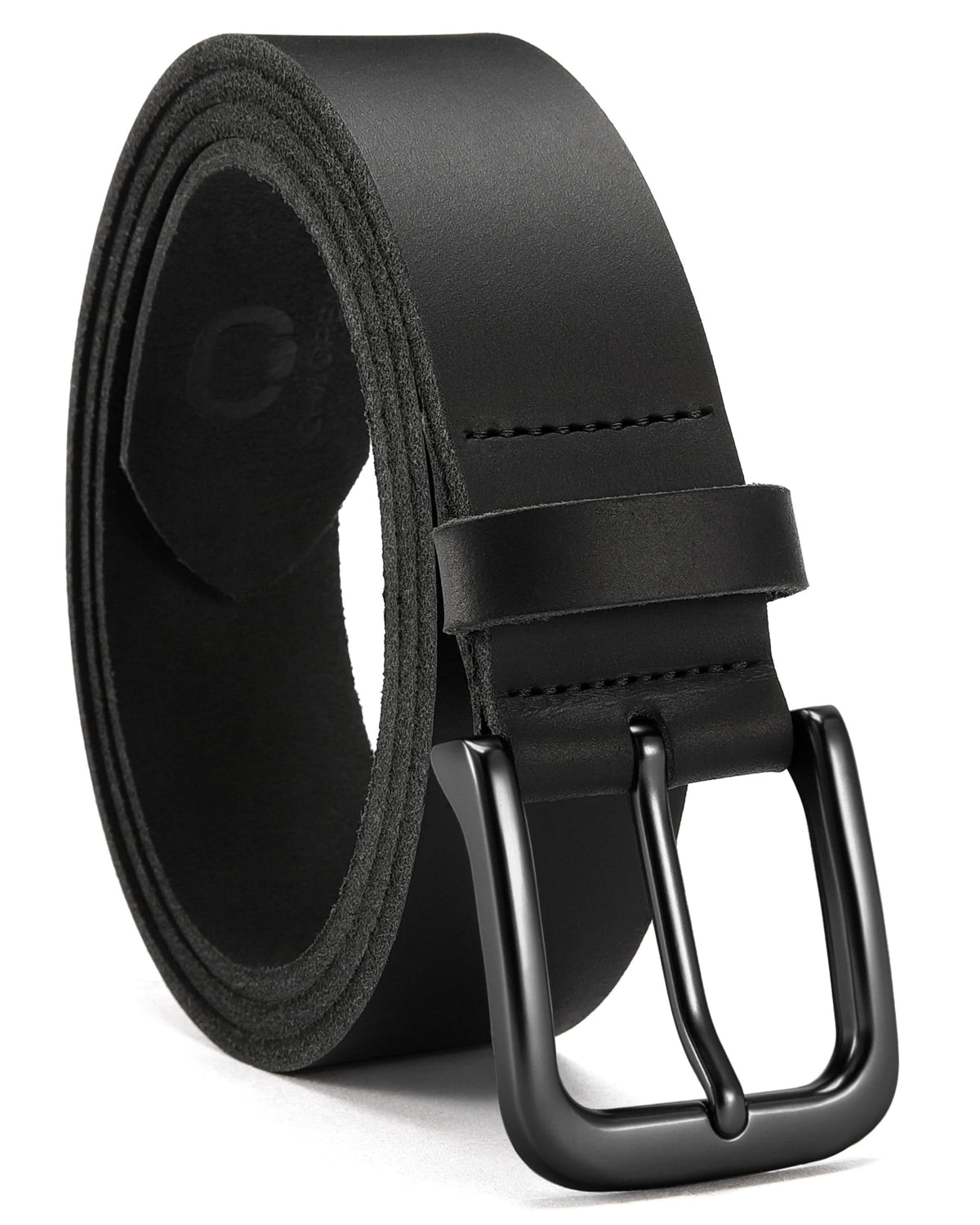 CHAOREN Men's Full-Grain Leather Casual Belt for Jeans