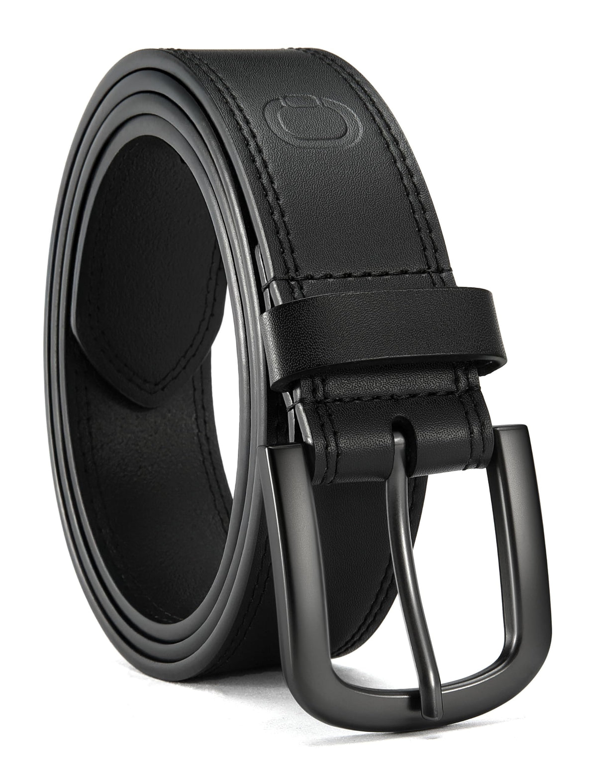 CHAOREN Men's Full-Grain Leather Casual Belt for Jeans