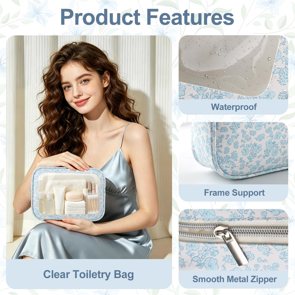 Floral Diaper Bag Organizer for Baby Essentials
