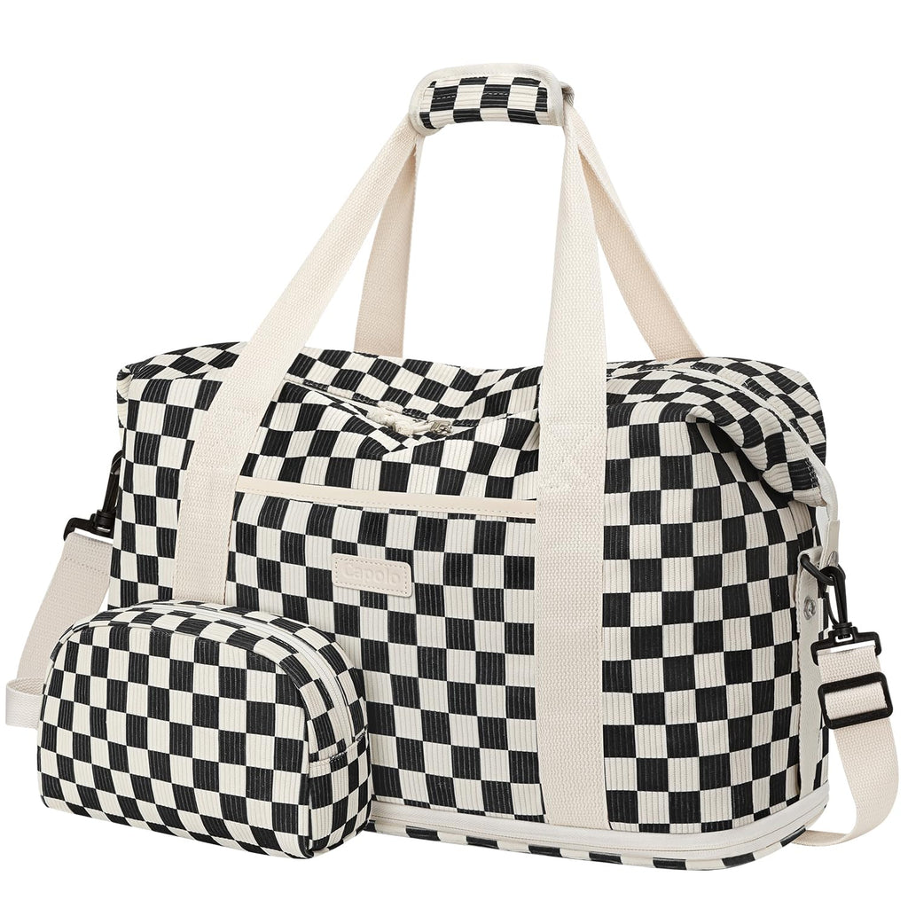 Capolo Expandable Travel Duffle Bag Weekender Overnight Bags for Women Men