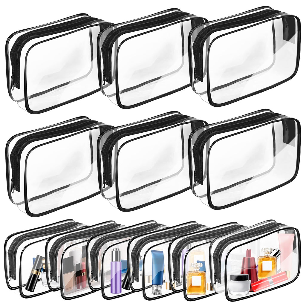 AURUZA TSA-Approved Clear Travel Makeup and Toiletry Bag