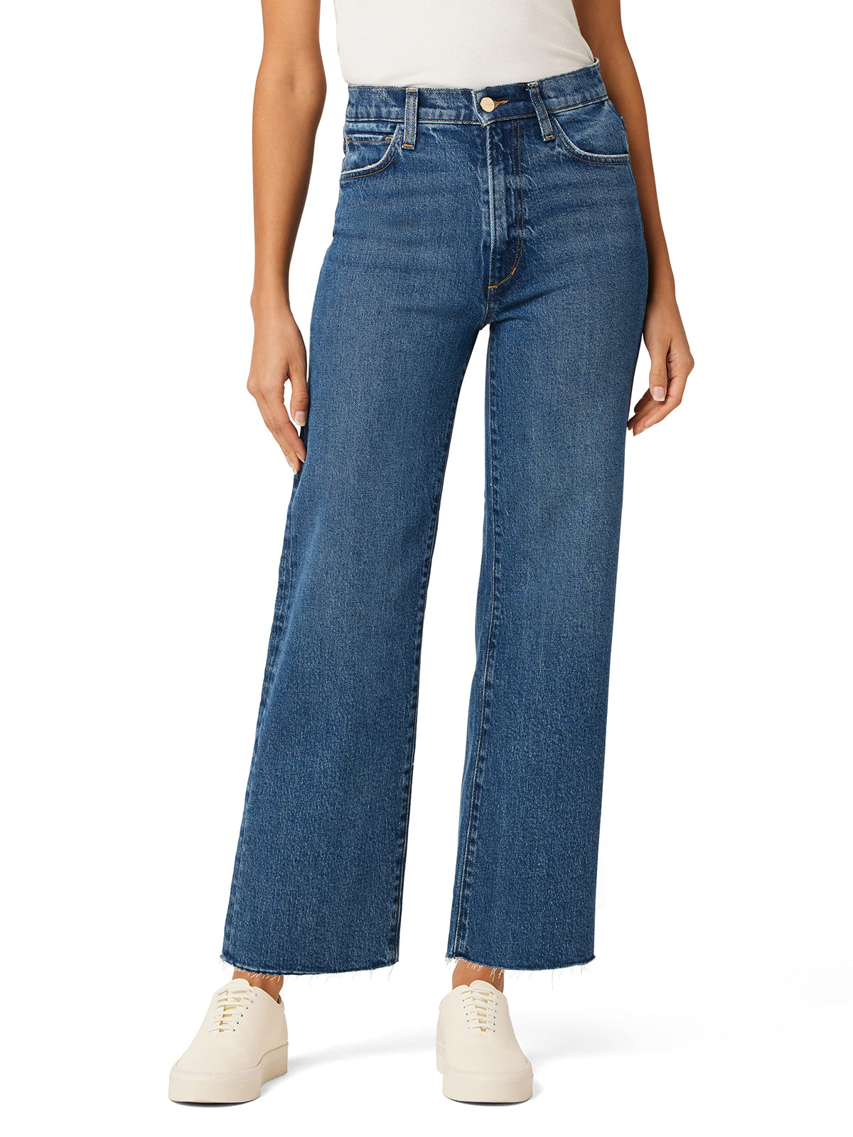 Joe's Womens The Blake High Rise Crop Wide Leg Jean