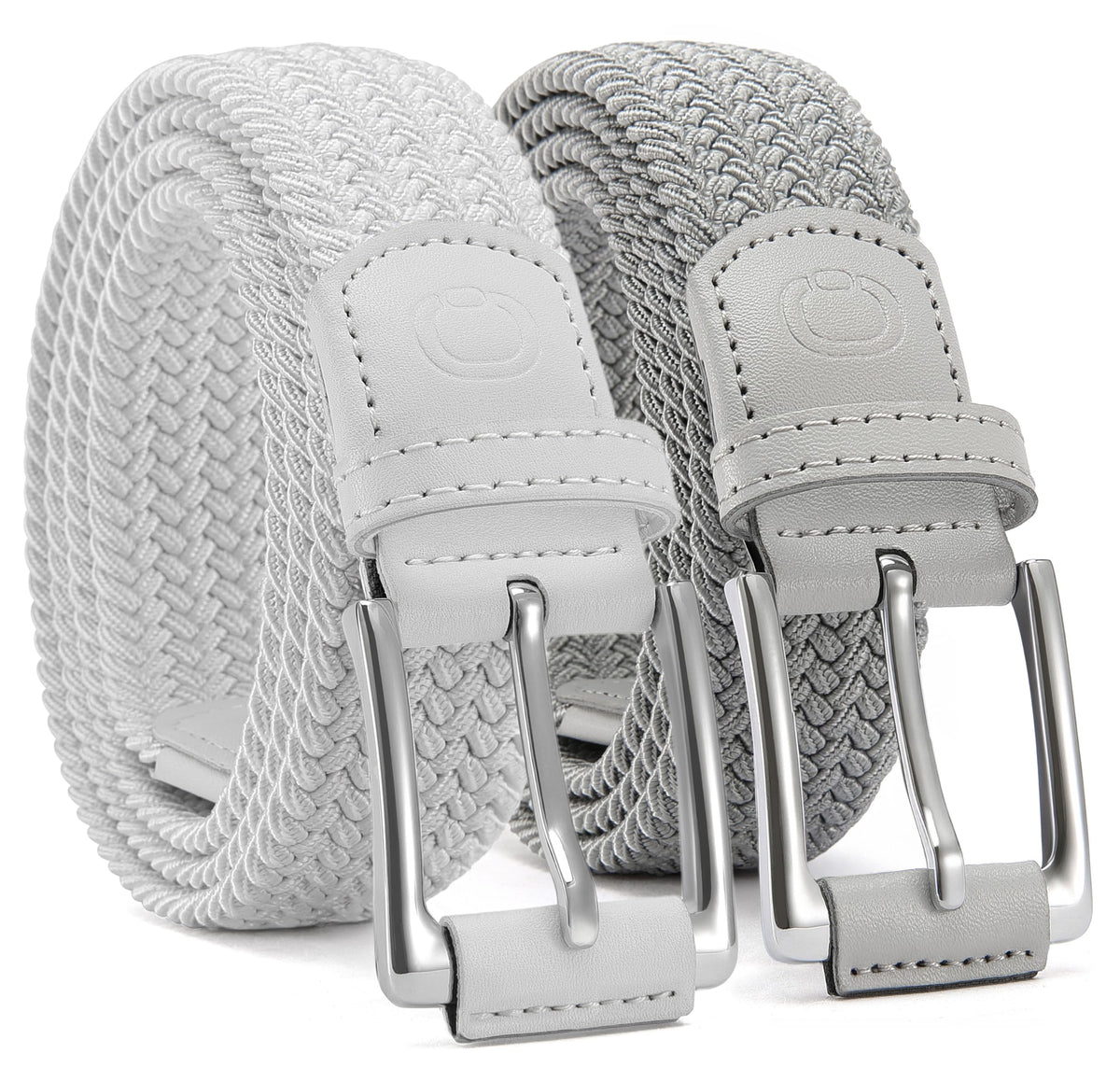 CHAOREN 2-Pack Men's Stretch Belts for Golf and Casual Wear