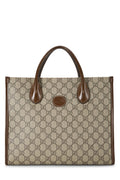 Gucci, Pre-loved Brown GG Supreme Canvas Tote Small, Brown